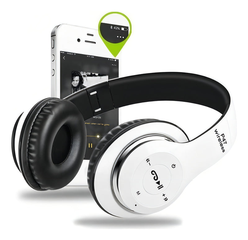 Fone De Ouvido Bluetooth Sem Fio Regulável Corrida Treino Academia Entrada P2 Mp3 Wireless Para Smartphone Pc Desktop