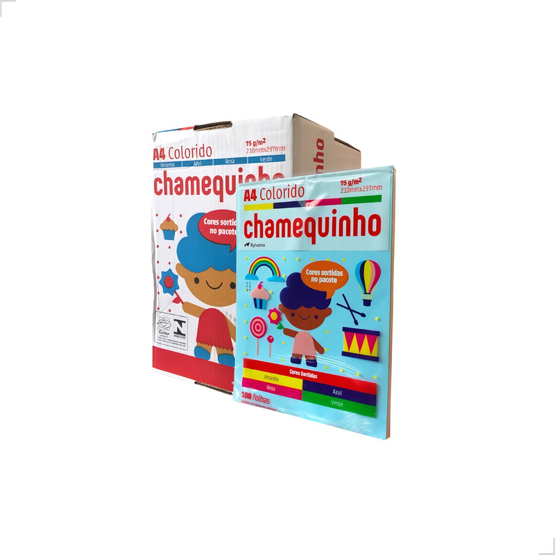 Papel Chamex Office A4 Sulfite 210x297 75g Resma 1000 Folhas Cor Branco