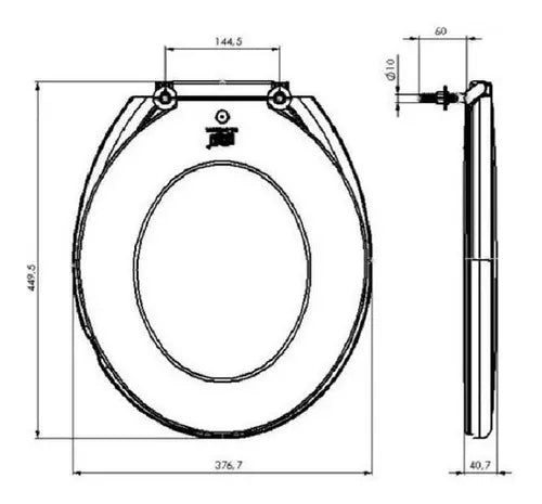 Atlas Decor Bege Assento Tampa De Vaso Sanitário Almofadado Universal Mármore
