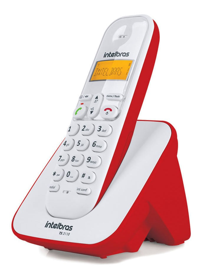 Telefone Sem Fio Intelbras Ts 3110 Preto Visor Luminoso Com Identificação de Chamadas
