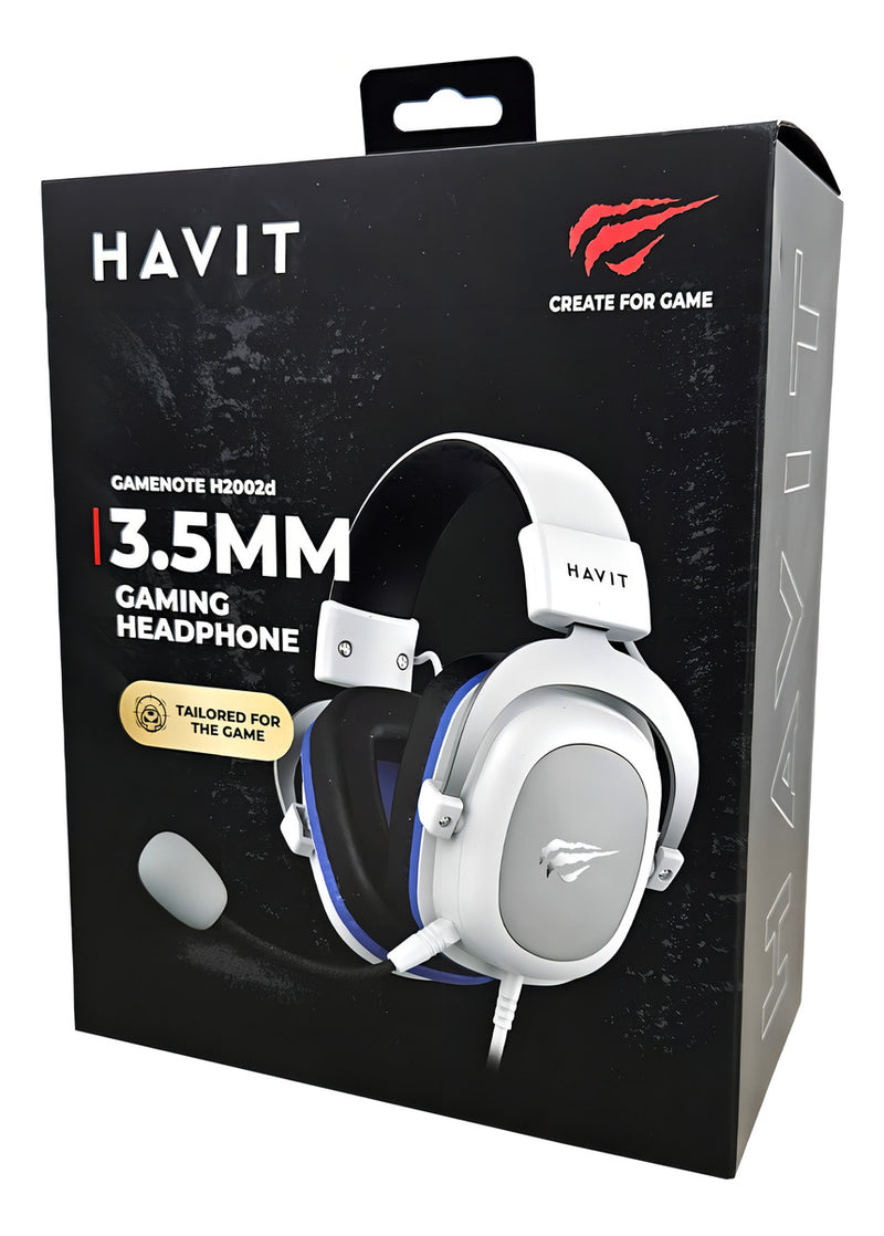 Headset Gamer Havit Gamenote H2002d Mic Removível Verde