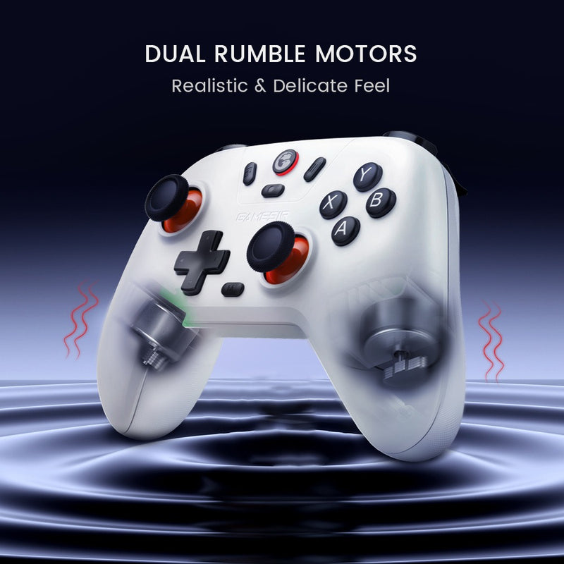 Controle Gamesir T4 Nova Lite Sem Fio Para Pc Switch Android Ios Steam Celular Hall Effect Cor Space Purple