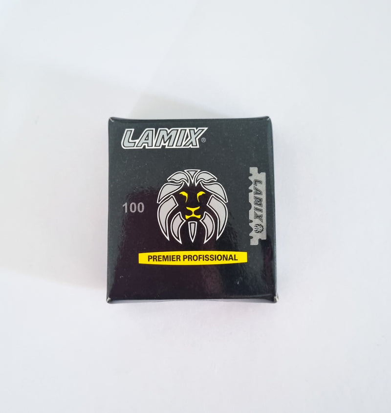 Lamina De Barbear Lamix Meia 100 Unidades Premier Profission