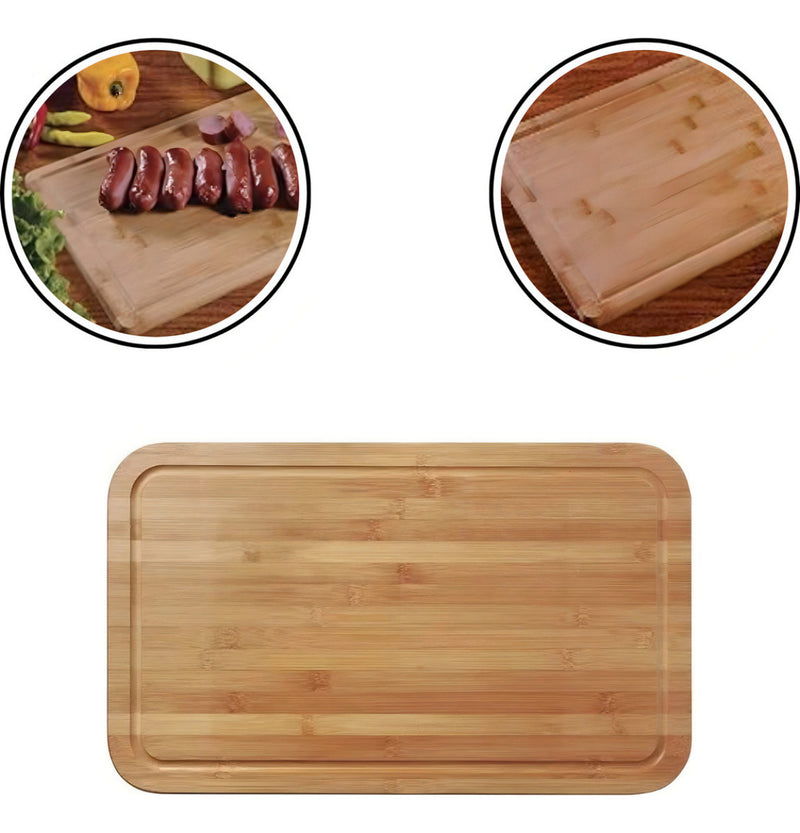 Tábua P/ Corte Bamboo 50 x 30 cm - Mor 003357 Marrom