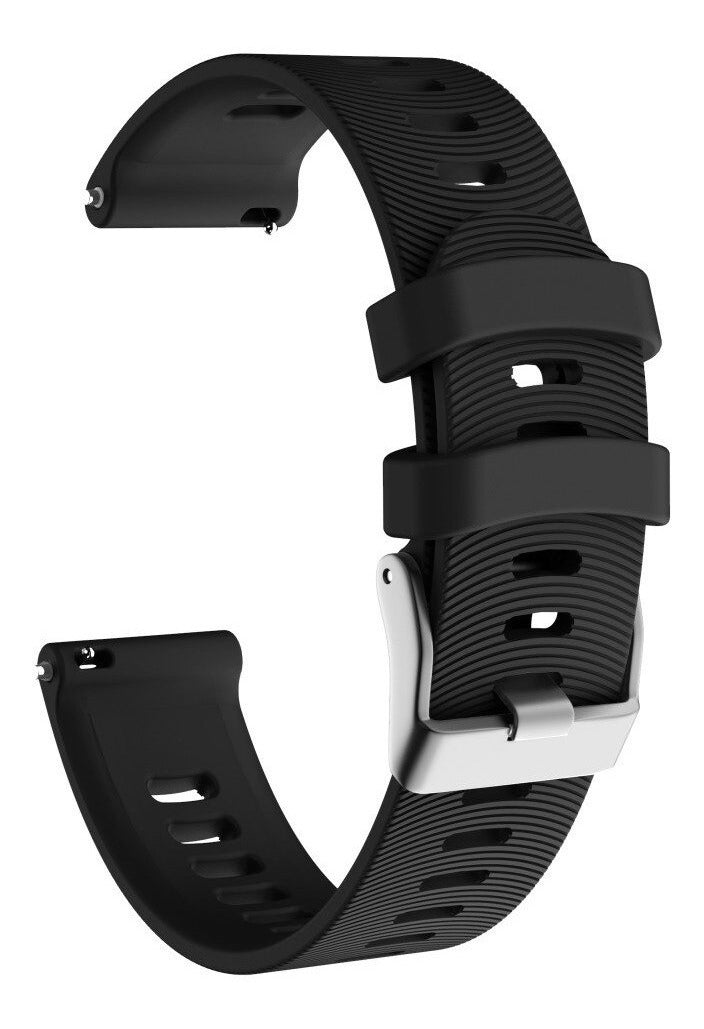 Pulseira Silicone Garmin Forerunner 245 645 Music Watch Cor Verde-claro Largura 20 Mm
