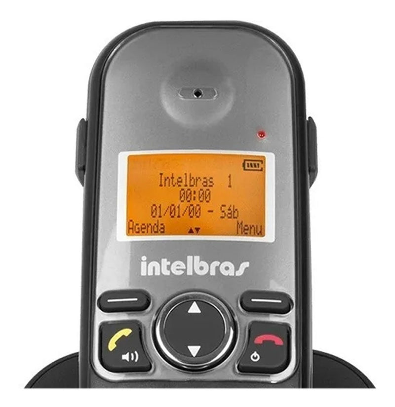 Telefone Ts 5120 Sem Fio Intelbras Preto