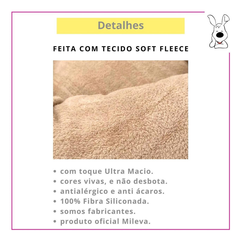 Cama De Gato Caminha Nuvem Ninho Pet Soft Redonda 50x50cm