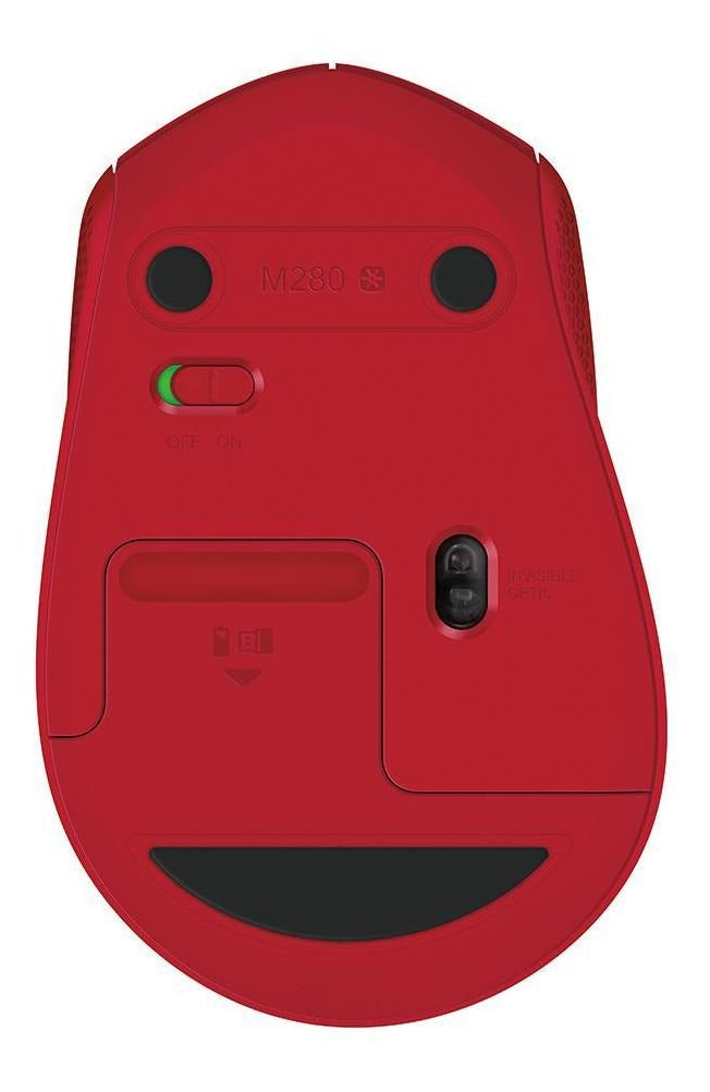 Mouse Logitech M280 S/fio Rc Nano Vermelho