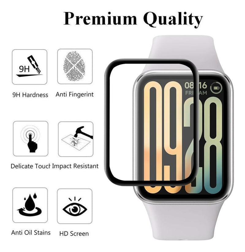 Película 3d 9d Cerâmica Para Redmi Watch 3 4 5 Active Lite