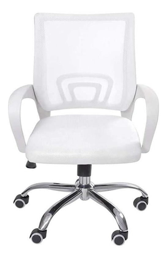 Cadeira de Escritório Pctop Office Fit 1001 9050 Ergonômica Preta com Estofado de Mesh y Tecido
