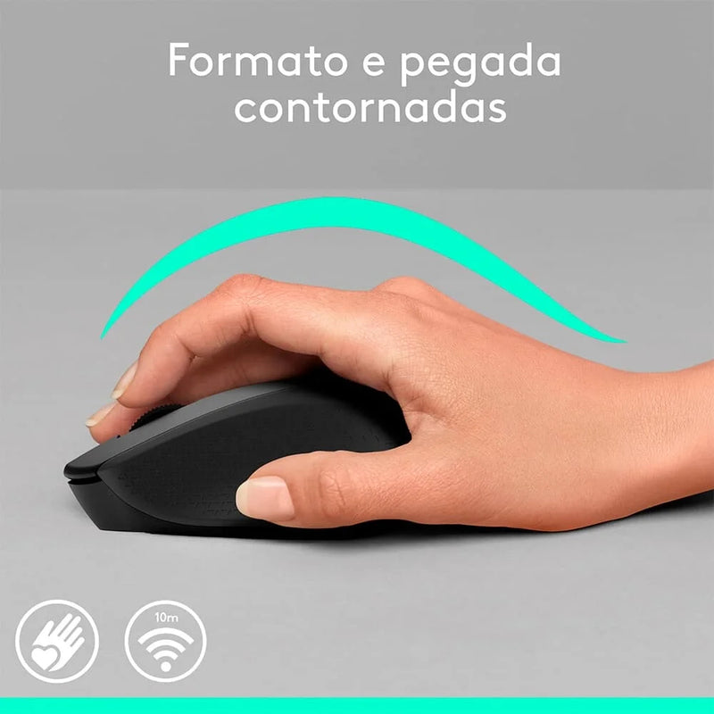 Mouse Logitech M280 S/fio Rc Nano Vermelho