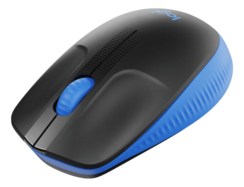Mouse sem fio Logitech M190 com Pilha Inclusa - Azul