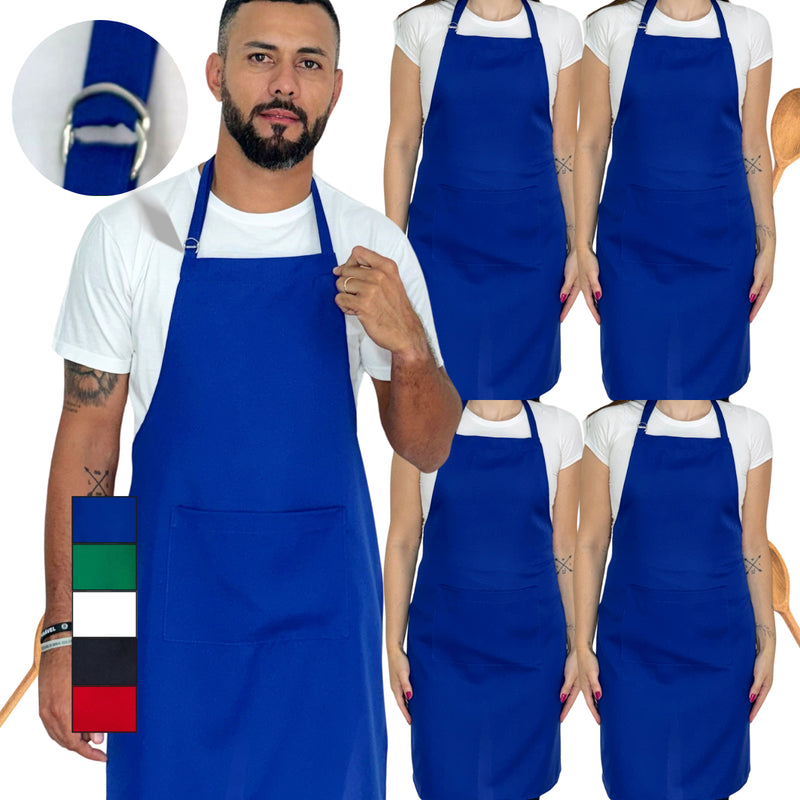 Kit 5 Avental Cozinha Garçom Oxford Restaurante Lachonete