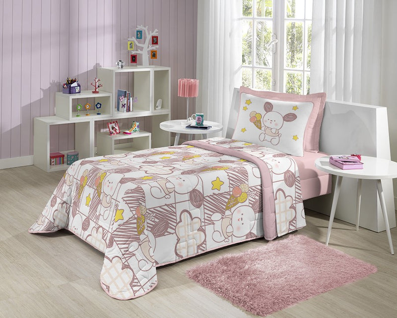 Jogo De Cama Malha Tecebem Premium King - Abel