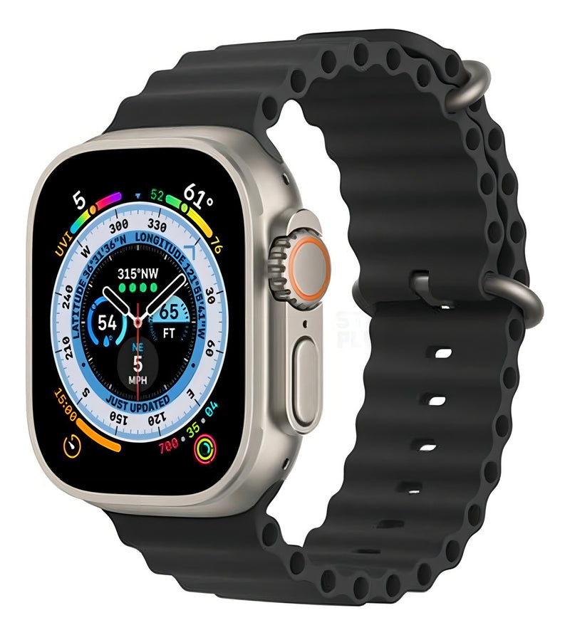Pulseira Oceano Para Apple Watch Ultra 49mm Cor Lilás