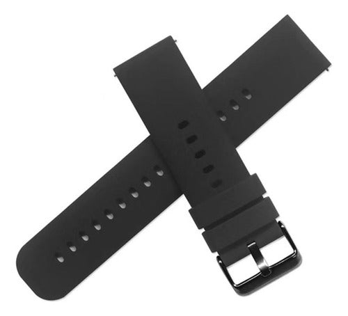 Pulseira Silicone Gold Compatível Amazfit Bip S A1821 20mm Cor Rosa