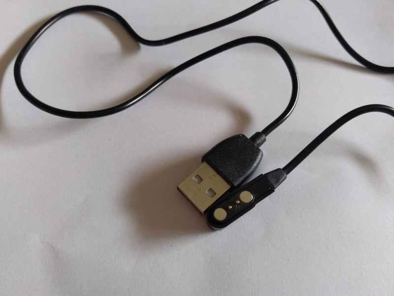 Cabo Carregador Usb Para Mibro Air Smartwatch Magnético Cor Preto