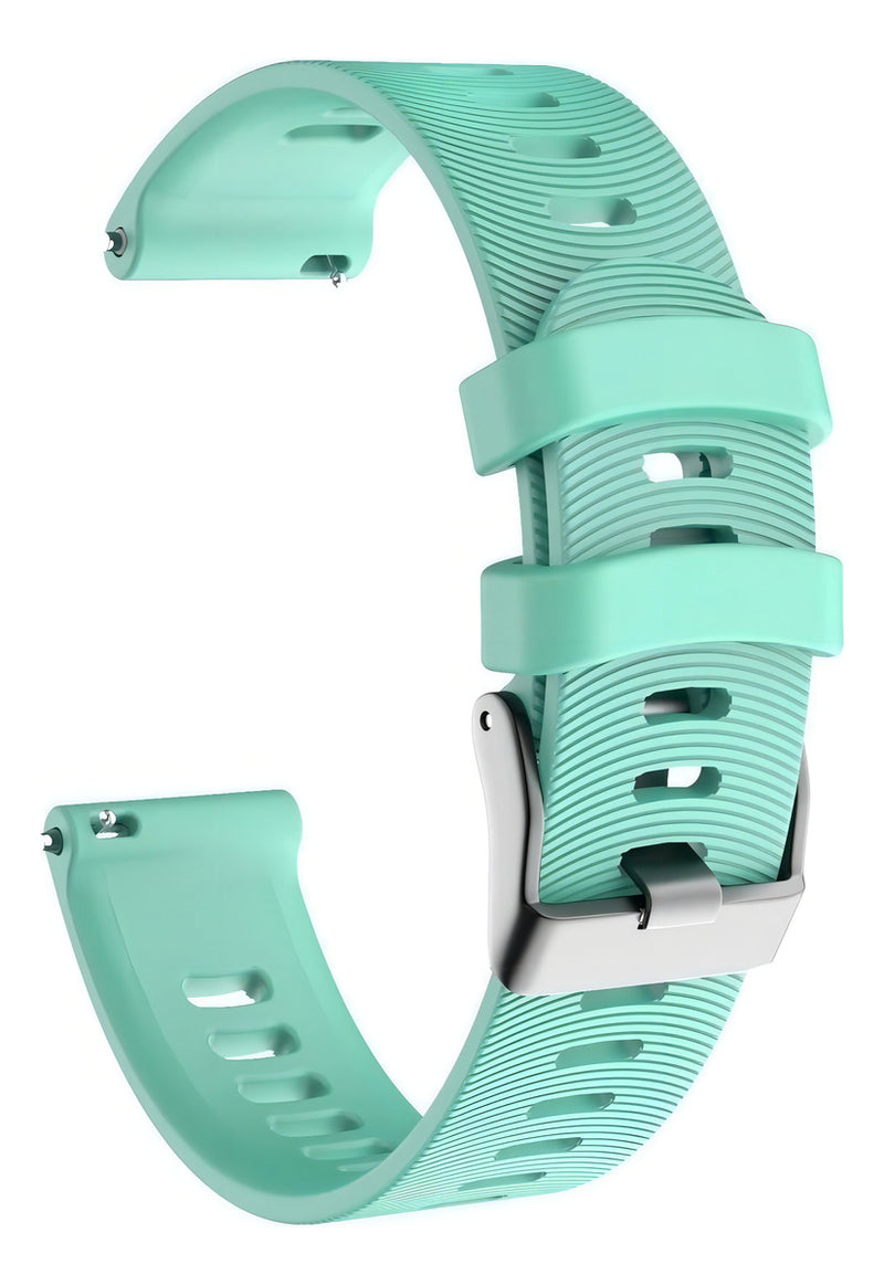 Pulseira Silicone Garmin Forerunner 245 645 Music Watch Cor Verde-claro Largura 20 Mm