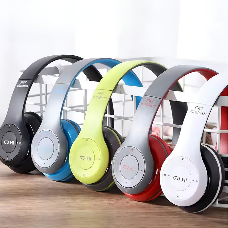 Fone De Ouvido Bluetooth Sem Fio Regulável Corrida Treino Academia Entrada P2 Mp3 Wireless Para Smartphone Pc Desktop