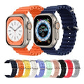 Pulseira Oceano Para Apple Watch Ultra 49mm Cor Rosa-claro