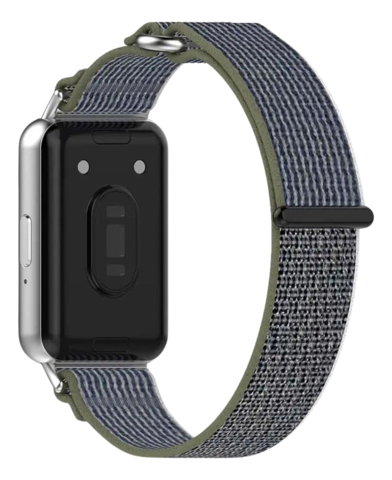 Pulseira Fecho Silicone Para Samsung Galaxy Fit 3 Sm-r390 Cor Nude Largura Da Pulseira 20 Mm