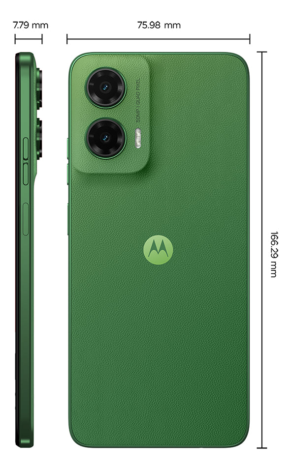 Smartphone Motorola Moto G35 5g - 128gb 12gb (4gb Ram+8gb Ram Boost) E Camera 50mp Com Ai Nfc Tela 6.7 Com Superbrilho - Grafite - Vegan Leather