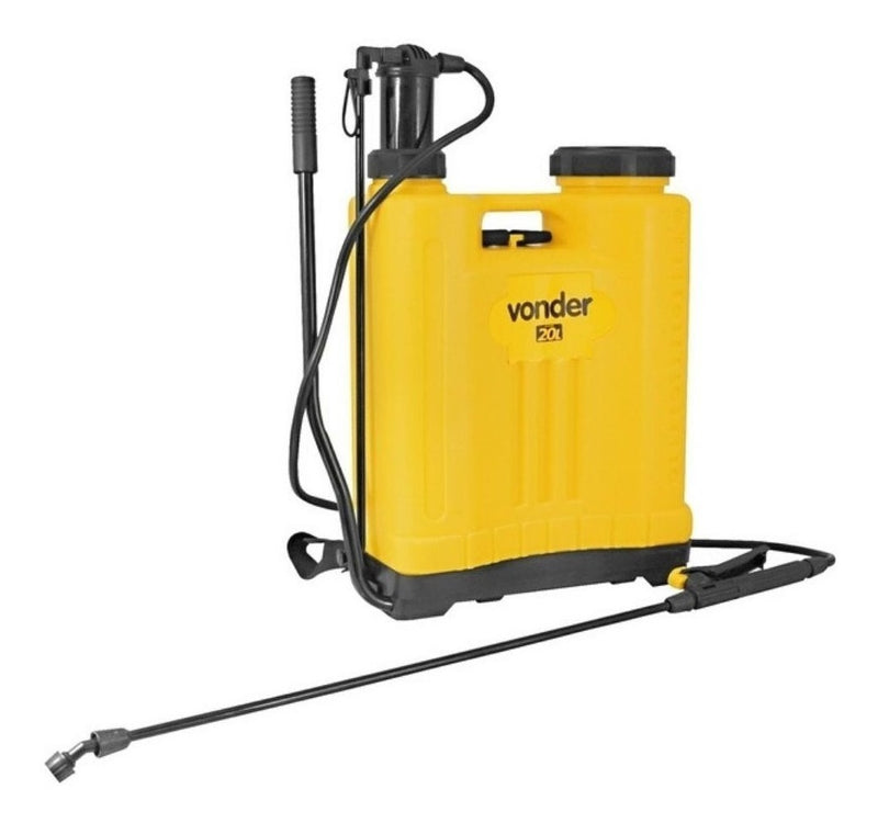 Pulverizador 20 Litros Vonder Máquina Passar Veneno Insetos Cor Amarelo