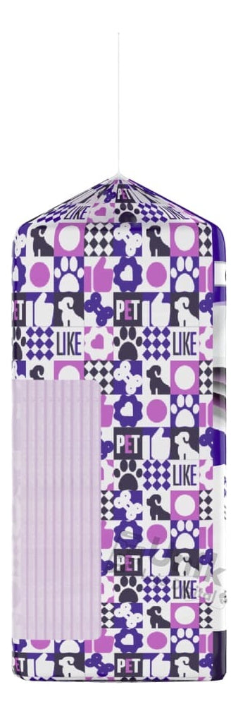 Petlike tapete higiênico para cães ultra pads lavanda 80cm x 60cm com 30 unidades