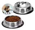 Tigela Pote 500ml Cachorros Médios 2 Unidades Comedouro Inox