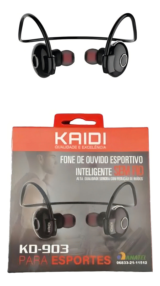 Fone Esportivo Estério Sem Fio Kd-903