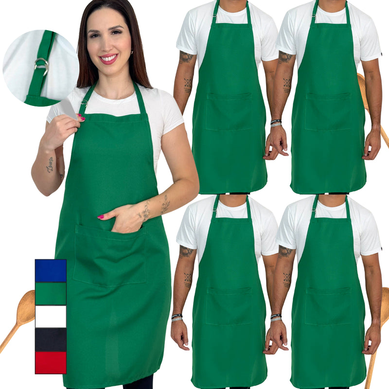 Kit 5 Avental Cozinha Garçom Oxford Restaurante Lachonete