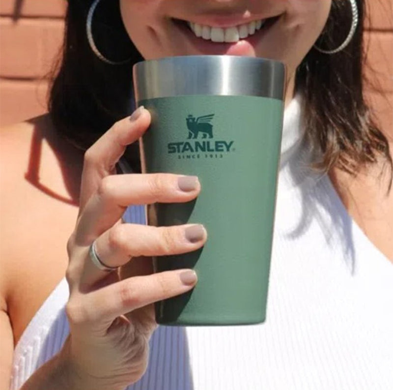 Copo Térmico de Cerveja Stanley Matte Black Preto | 473ML
