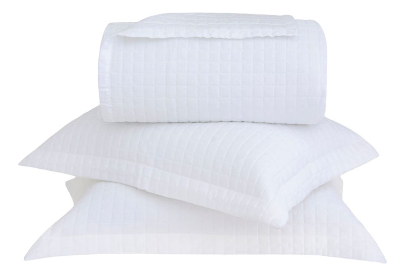 Kit Colcha Solteiro Buddemeyer Vision New Colors Branco 2pçs