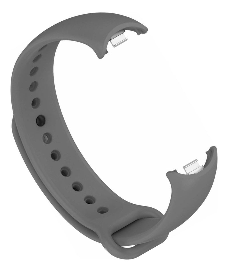 Pulseira De Silicone Trava Metal Sport Para Xiaomi Mi Band 9 Cor Vermelho