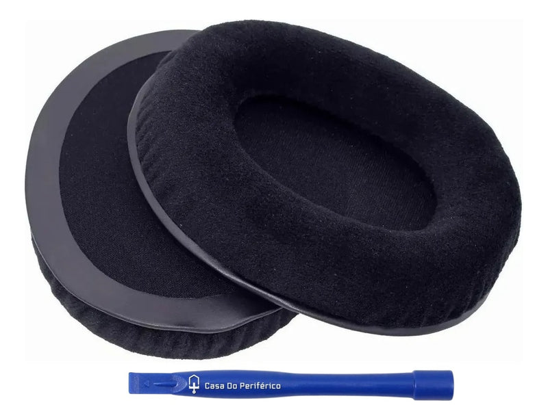 Espumas Earpad Almofadas Par Compatível com Hyperx Cloud Stinger Cloud Cor Preto Couro PU Casa do Periférico