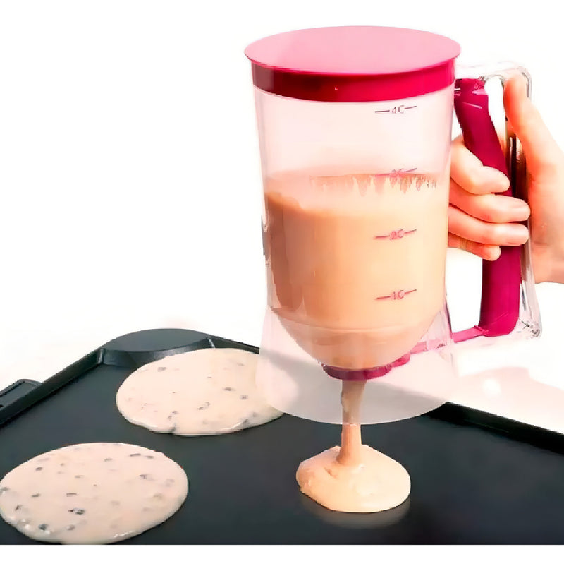 Funil Dispenser Para Massas Com Alça Dosadora Cupcake 900ml Cor Transparente