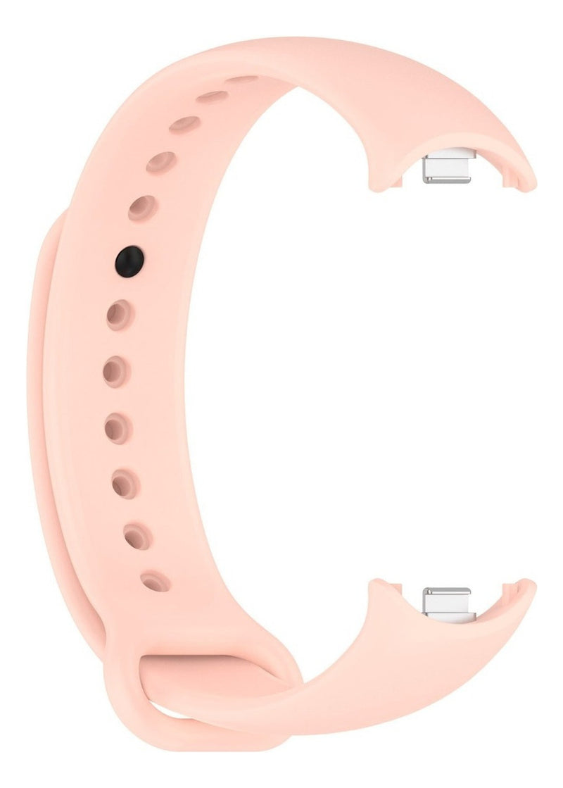 Pulseira Silicone Trava Metal Sport Compatível C/ Mi Band 8 Cor Vermelho