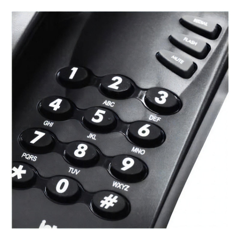 Telefone Pleno Intelbras Com Fio Preto