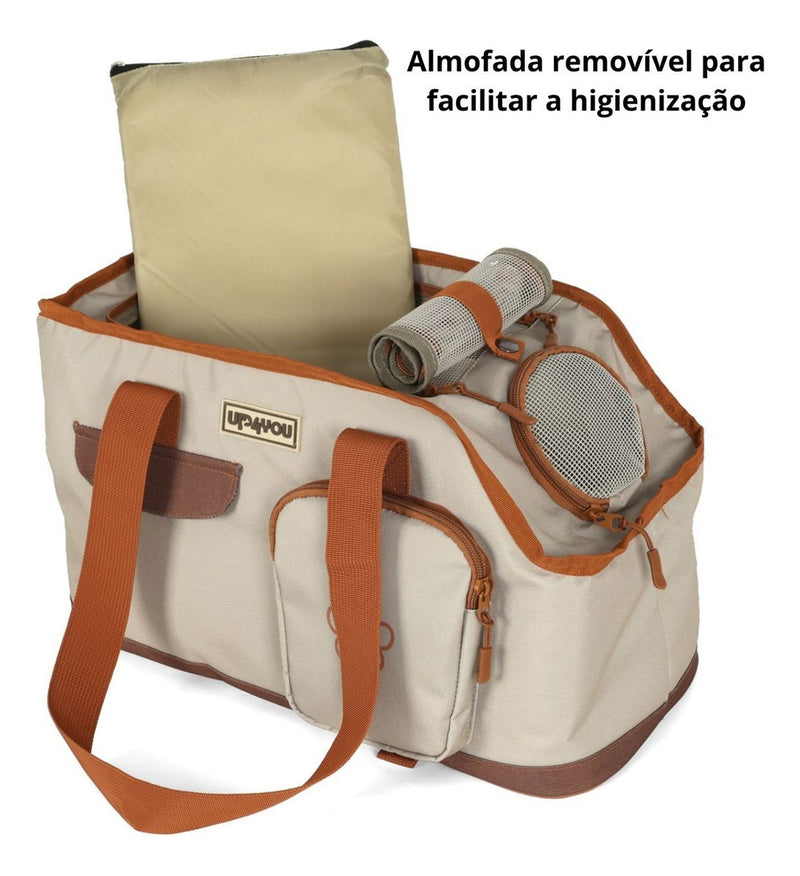 Bolsa Pet Transporte Viagem Avião Bordo Carro Cachorro Gato