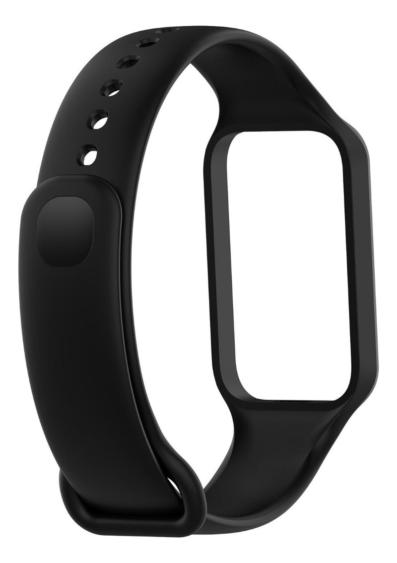 Pulseira De Silicone Colorida Para Xiaomi Mi Band 8 Active Cor Lilás