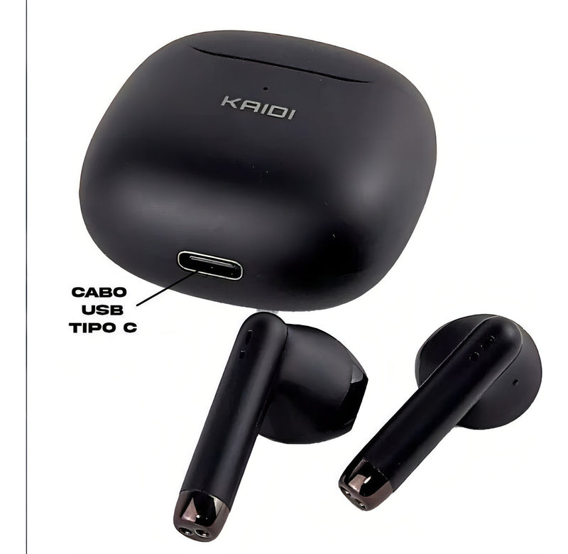 Fone De Ouvido Sem Fio Kaidi Tws Bluetooth 5.0 Touch Kd-771
