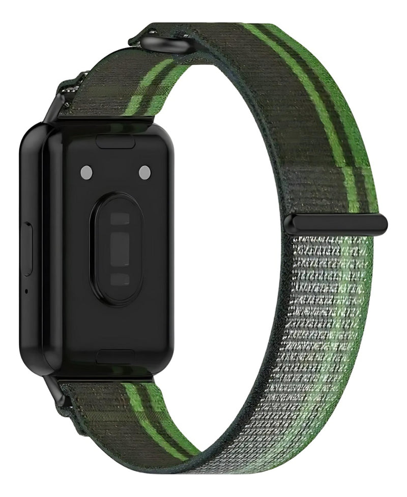 Pulseira Fecho Silicone Para Samsung Galaxy Fit 3 Sm-r390 Cor Nude Largura Da Pulseira 20 Mm