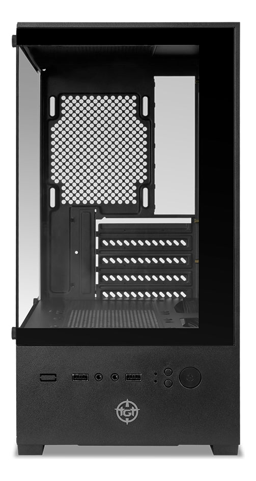 Gabinete Gamer Tgt Legion, Mini-tower, Lateral De Vidro Preto