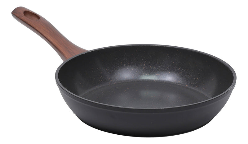 Jogo de panelas de cozinha Mimo Style Cook Fundo de Tripla Indução com 10 peças de alumínio marmol vanila