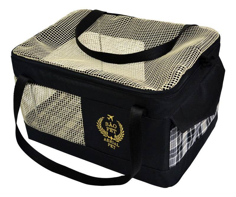 Bolsa de transporte aéreo para pets vermelha modelo latam 40x28x25 cm