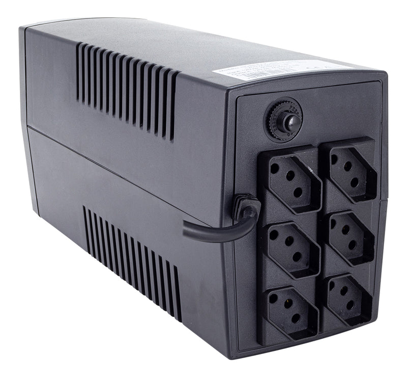 Nobreak JBR Guard 1200VA entrada e saída 120v Preto
