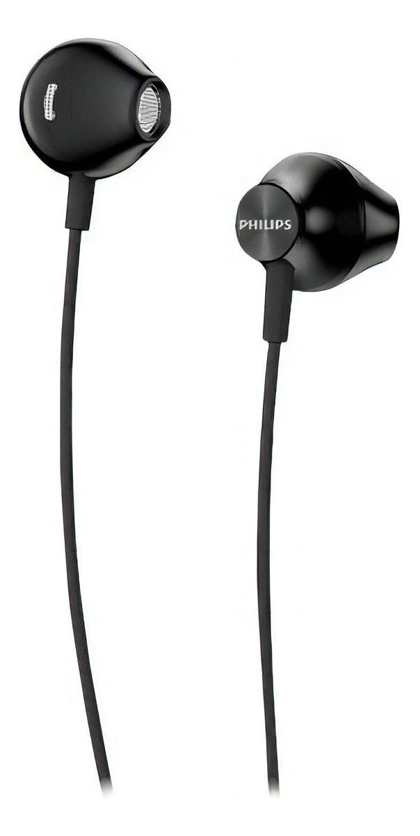 Fone De Ouvido Taue101bk/00 Com Microfone Philips Cor Preto
