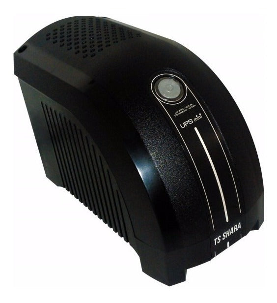 Nobreak TS Shara UPS Mini 600VA Bivolt Preto 6 tomadas