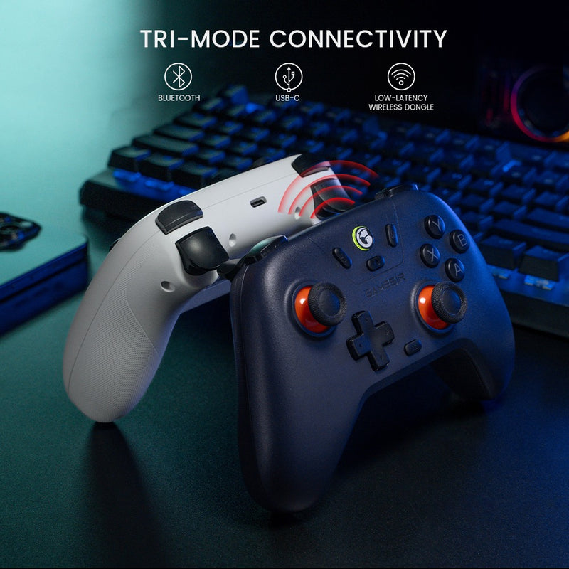 Controle Gamesir T4 Nova Lite Sem Fio Para Pc Switch Android Ios Steam Celular Hall Effect Cor Space Purple