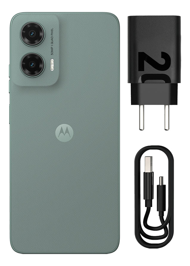 Smartphone Motorola Moto G35 5g - 128gb 12gb (4gb Ram+8gb Ram Boost) E Camera 50mp Com Ai Nfc Tela 6.7 Com Superbrilho - Grafite - Vegan Leather